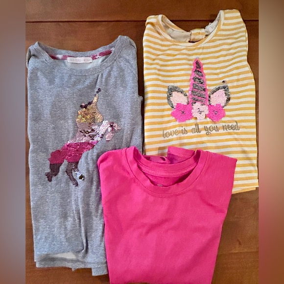 3 girls tops. All in Motion, btween, & Sunset Sky. 6/6X - Picture 2 of 15